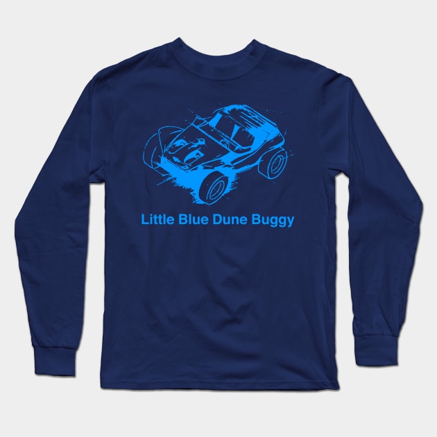 Little Blue Dune Buggy Long Sleeve T-Shirt by Toby Wilkinson